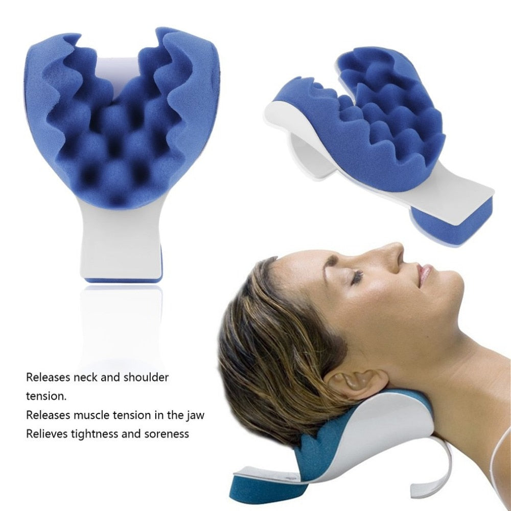 Therapeutic Neck Support Tension Reliever Neck Shoulder Relaxer Pain Relief